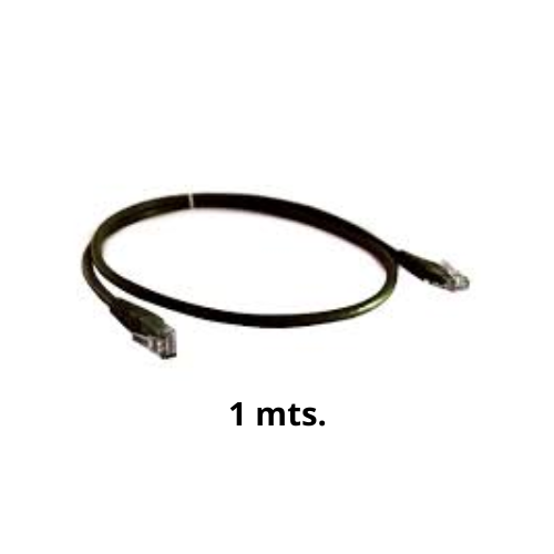 [URT4EF4N#01M4B0] PATCH CORD CAT.5E LSZH NEGRO 1MTS DIXON 