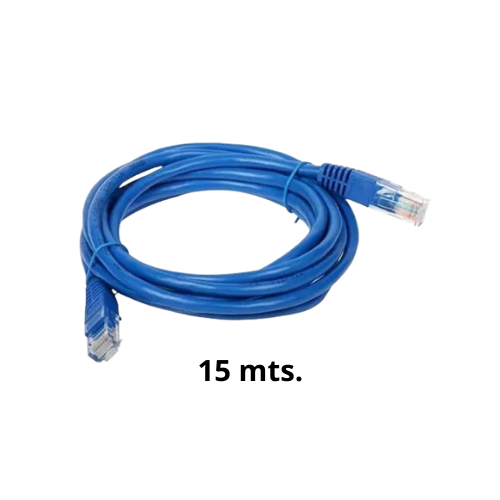 [URT46F4U#15M4B6] PATCH CORD CAT6  LSZH AZUL 15MTS DIXON