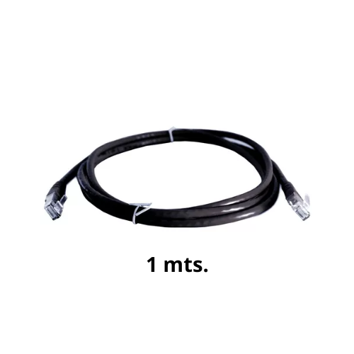 [URT46F4U#01M4B0] PATCH CORD CAT6  LSZH NEGRO 1MTS DIXON 