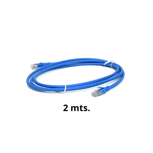 [6A-CBHC-BL2] PATCH CORD CAT6A LSZH AZUL 2MTS DIXON 