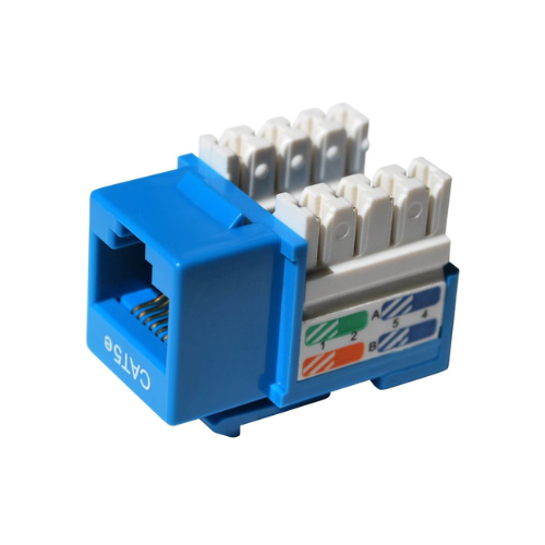 [KJ8-CE-US/BLN] JACK RJ45 CAT5E P/PONCHEO AZUL DIXON 
